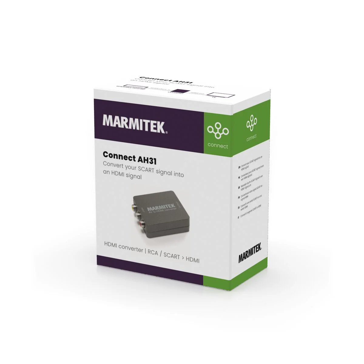 MARMITEK CONNECTAH31 - Marmitek Connect AH31 – Convertitore RCA a HDMI (1080p Full HD)