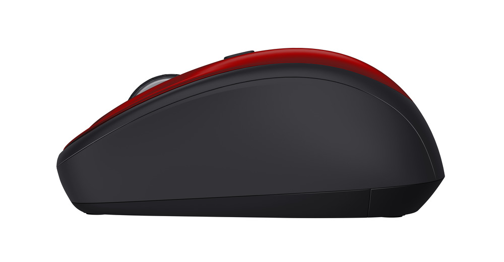 TRUST 24550 - Mouse wireless ecosostenibile YVI+ rosso