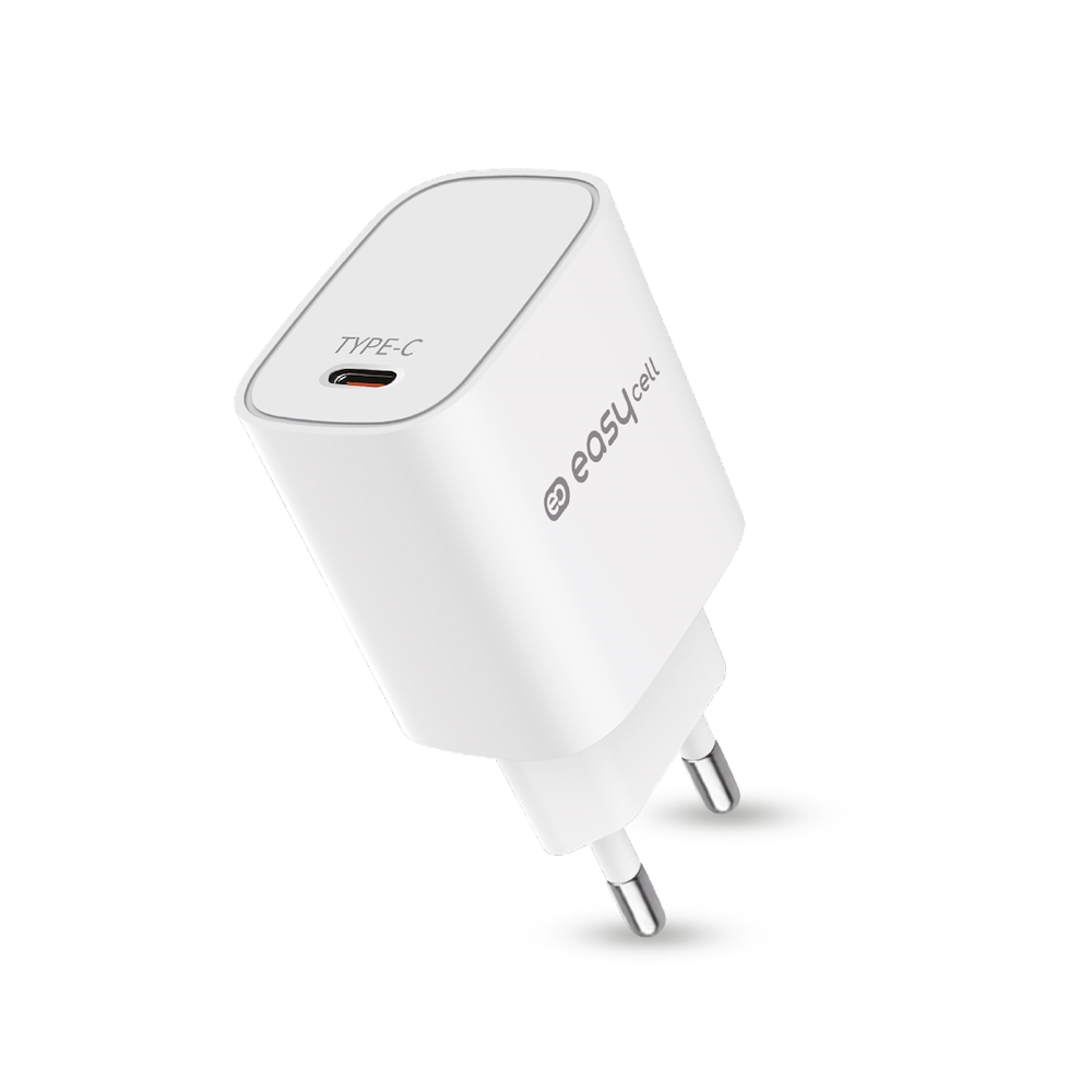 EVENERGY ECPKTR1D20W - Caricatore USB-C 20W Bianco