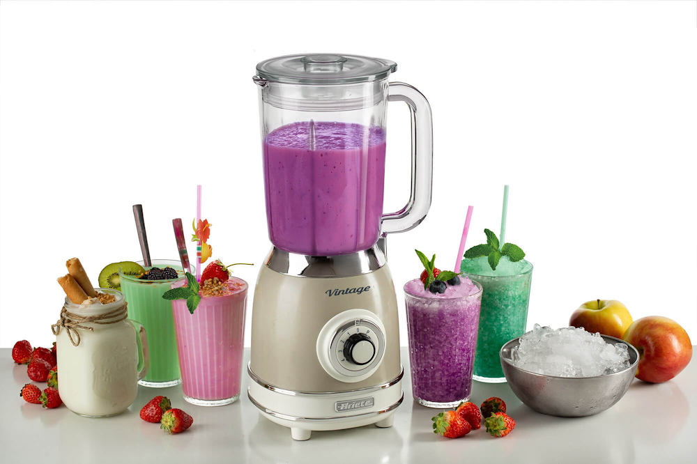 ARIETE 583BEIGE - Frullatore Vintage 1000W 4 lame