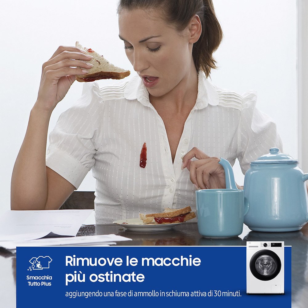 SAMSUNG WW90CGC04DAEET - Lavatrice 9 Kg WiFi Vapore