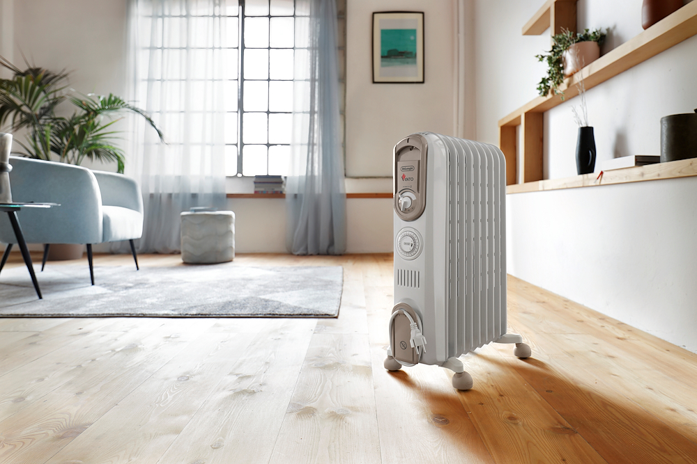 DE LONGHI V550918TWB - Ölradiator 1800W mit Timer