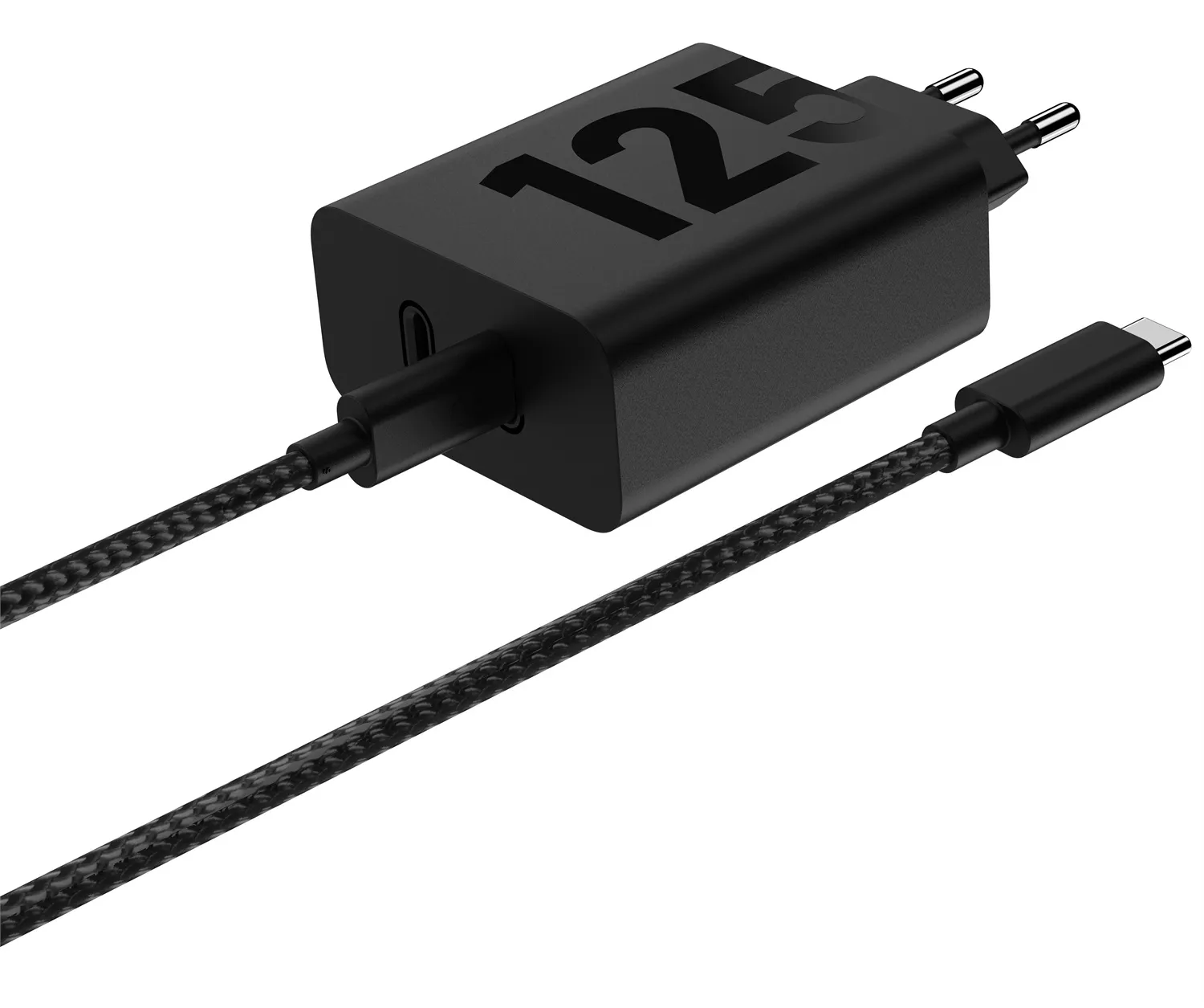 MOTOROLA TURBOPOWER125WDUOCHARGER - Ladegerät 125W 2USB-C Schwarz
