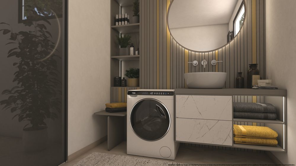 HAIER HW50BP12307 - Lavatrice Slim Haier 5kg WiFi