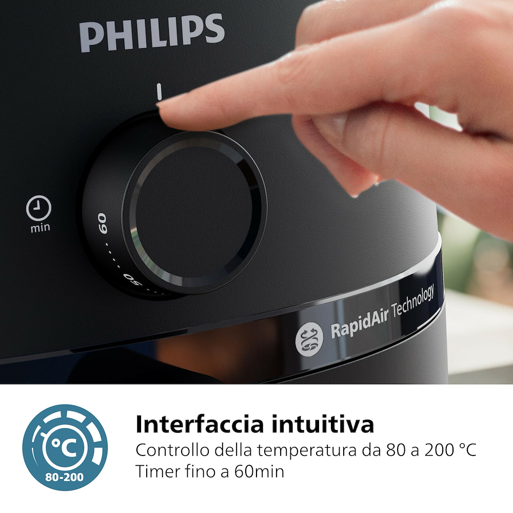 PHILIPS NA120 - Friggitrice ad aria Philips Airfryer NA120 4,2L