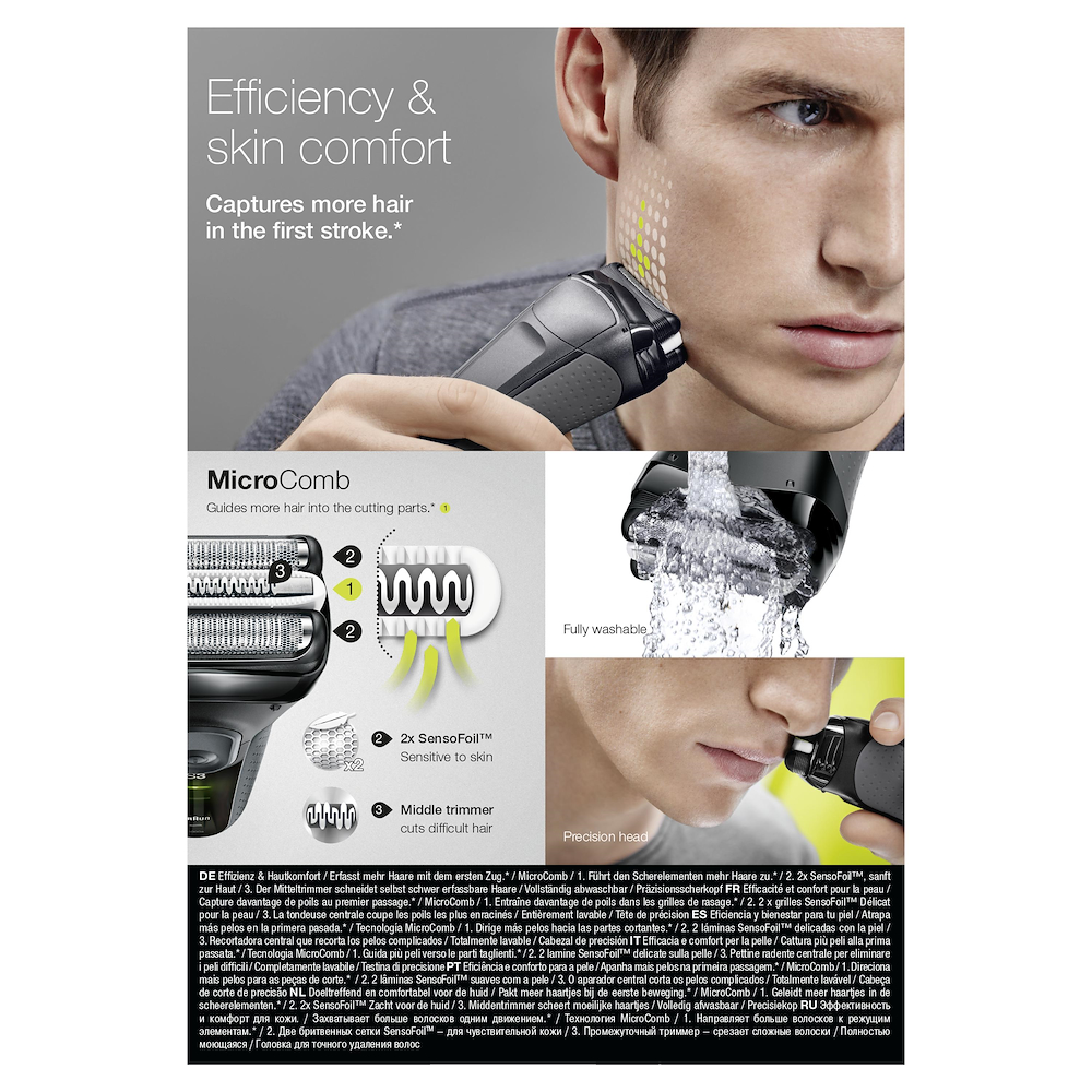 BRAUN 3000 - Braun Series 3 3000BT Elektrorasierer und Barttrimmer