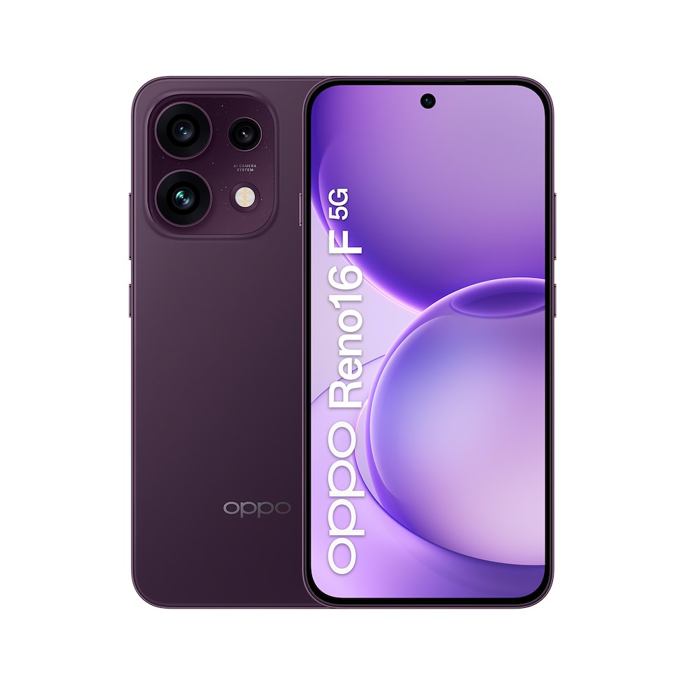OPPO RENO16F5GPURPLEBLACK - Smartphone 5G con Fotocamera Tripla