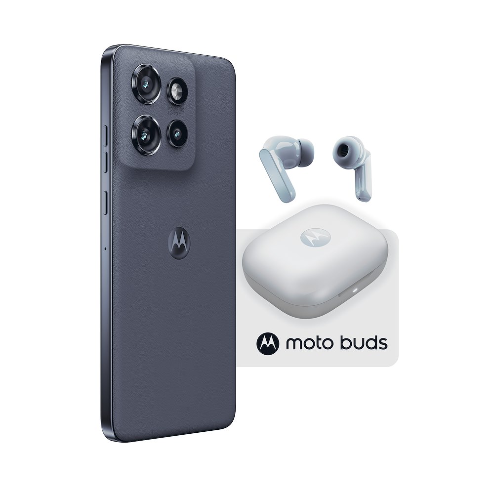 MOTOROLA EDGE60NEOGRISAILLEPIUMOTOBUDS - Smartphone grigio con Moto Buds