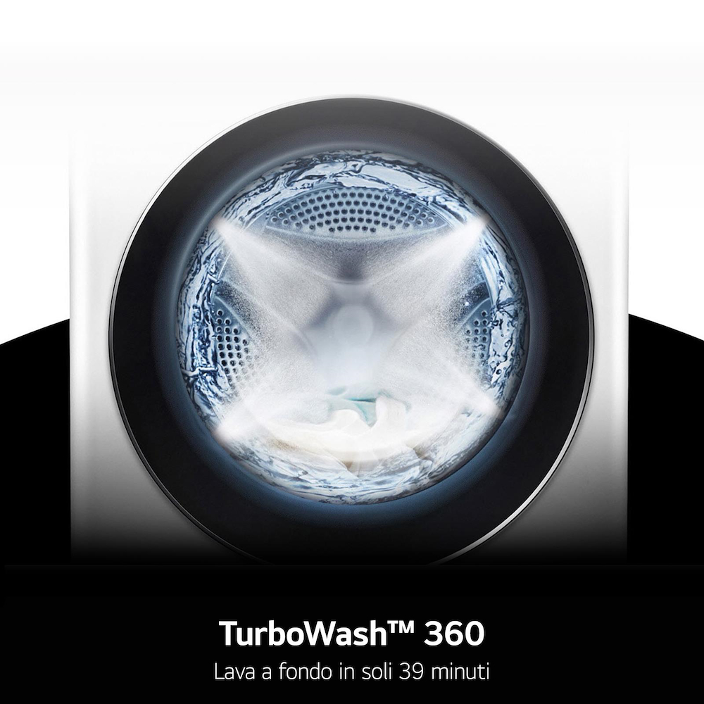 LG F4X9009TWCE - Waschmaschine 9kg Wi-Fi AI TurboWash