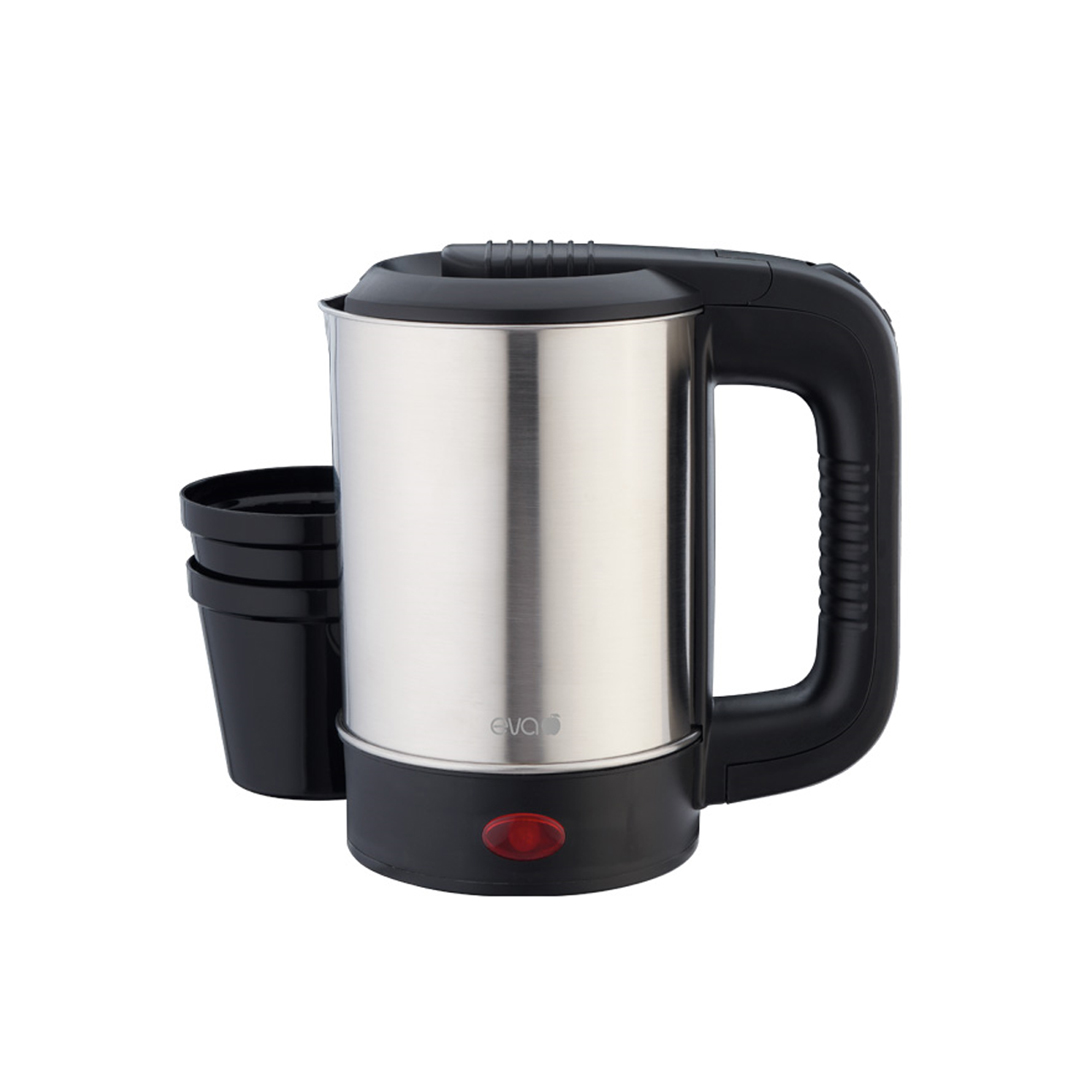 EVA EK9017 - EK9017 Wasserkocher 0,5 l Edelstahl/Schwarz 1000 W