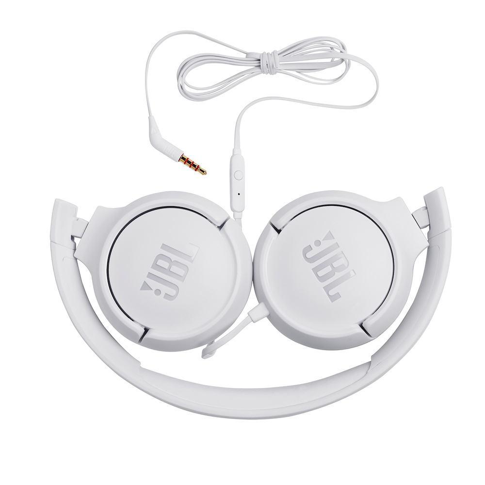 JBL JBLT500WHT - Tune 500 Cuffie On-Ear Cablate Bianche