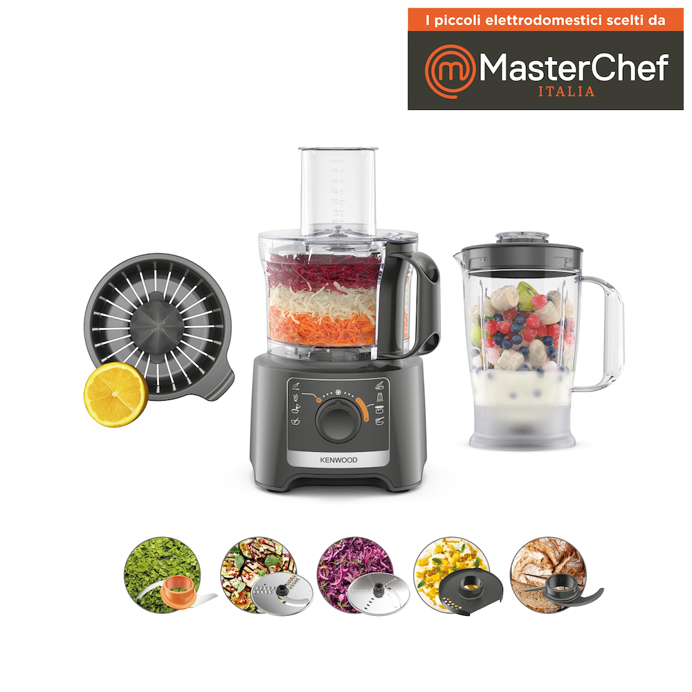 KENWOOD FDP31360GY - Kenwood MultiPro Compact Küchenmaschine FDP31360GY