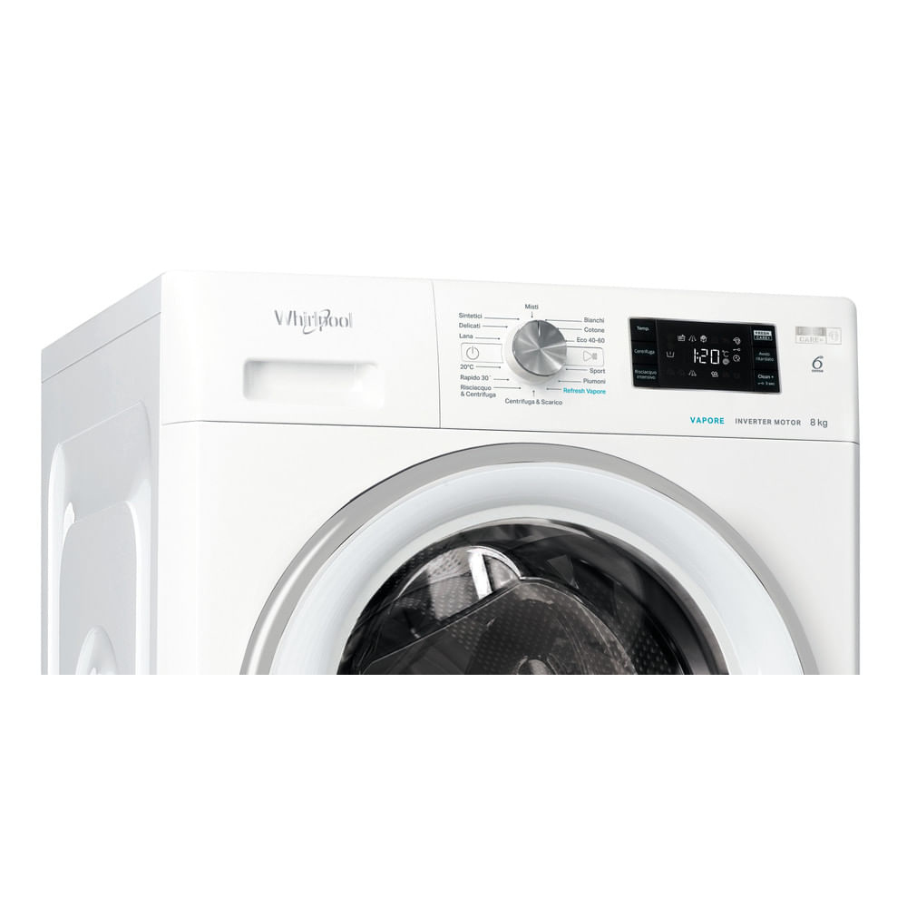 WHIRLPOOL FFB846SVIT - Frontlader Waschmaschine 8Kg mit Inverter Dampffunktion WHIRLPOOL FFB846SVIT - Frontlader Waschmaschine 8Kg mit Inverter Dampffunktion