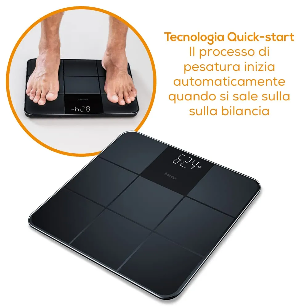 BEURER GS235 - Bilancia digitale in vetro Beurer GS235