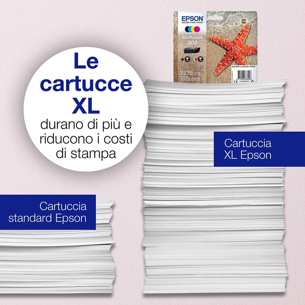 EPSON C13T03U34020 - C13T03U34020 0517619 CART.INK-JET STELLA MARINA 603 MAGENTA