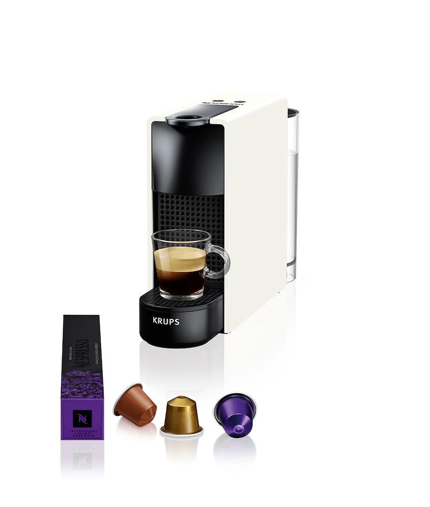 KRUPS XN1101K - Nespresso Essenza Mini Kaffeemaschine Weiß