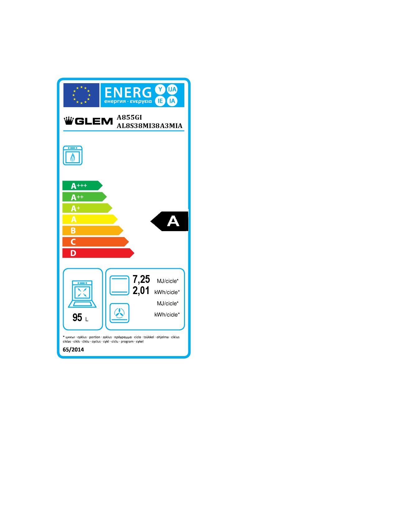 GLEM GAS A855GI - Alpha Gaskochstelle 80CM GLEM GAS A855GI - Alpha Gaskochstelle 80CM