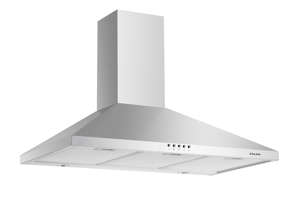 GLEM GAS GHP945IX - Wandhaube optional 90cm Energieklasse C