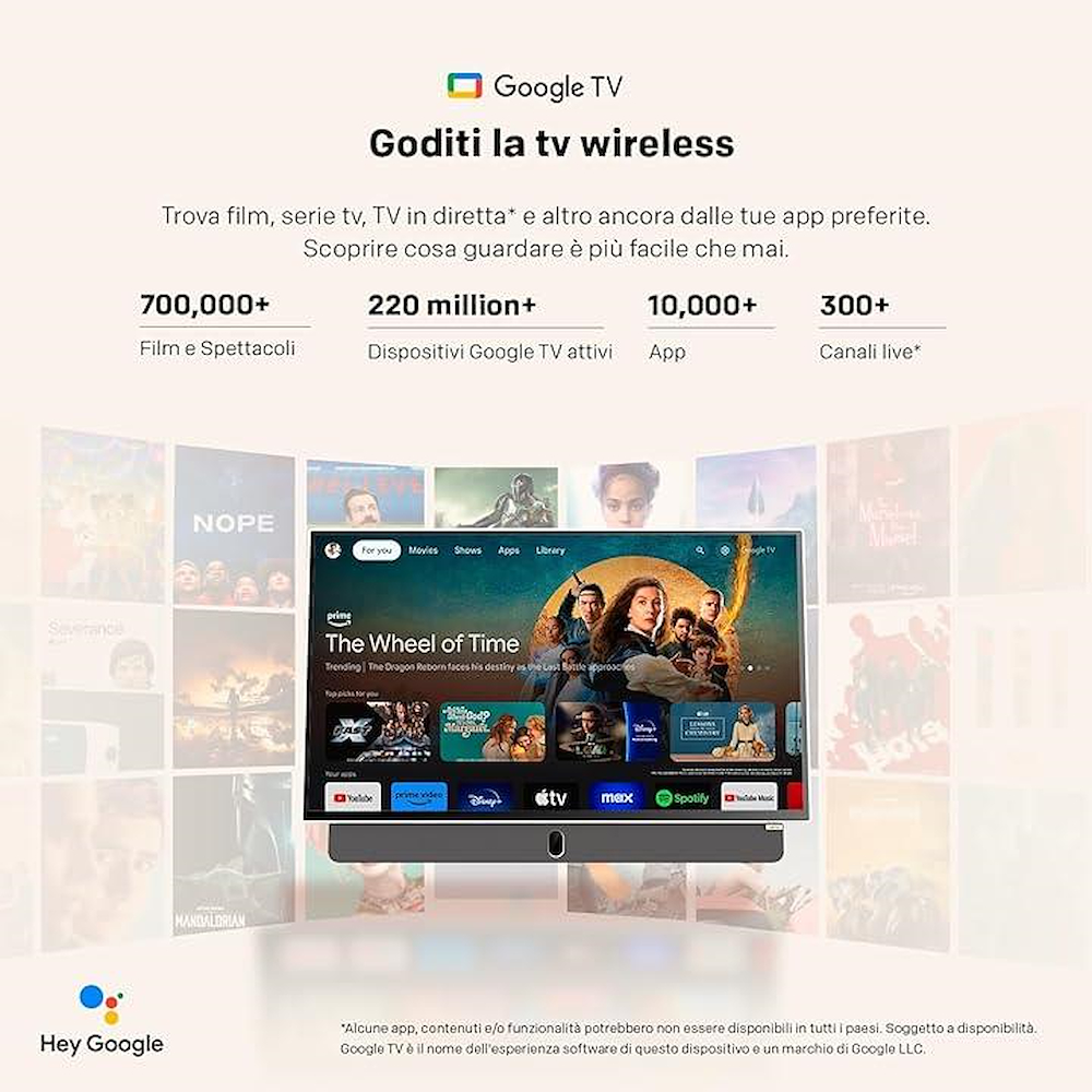 METZ 24MPE7000Z - Tragbarer Google TV LED 24"