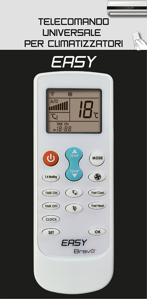 BRAVO 92102155 - Universalfernbedienung für Bravo Klimaanlagen