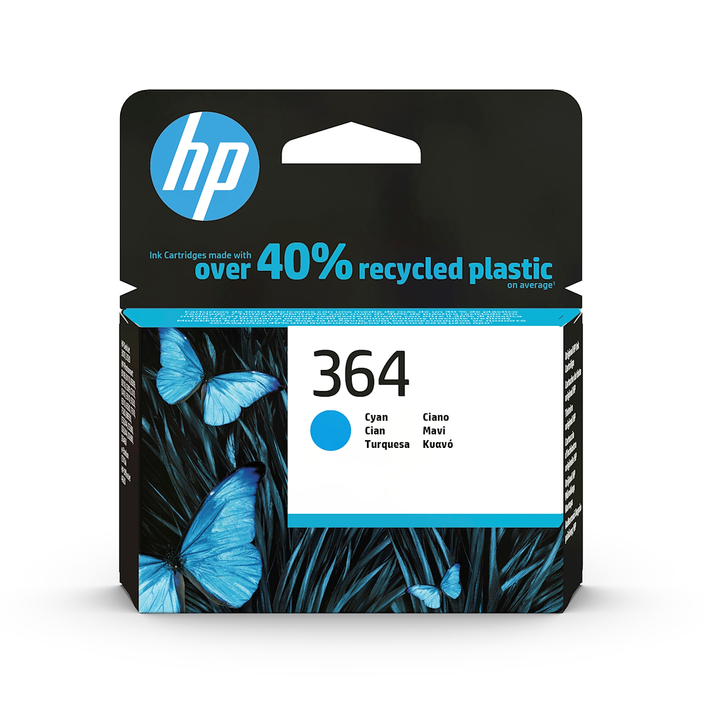 HP CB318EE301 - Originale Tinte Kartusche Nr. 364 Cyan