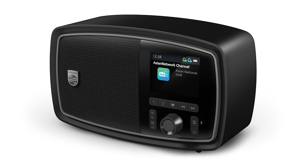 PHILIPS TAV2000DB - Tragbares Radio Bluetooth Schwarz