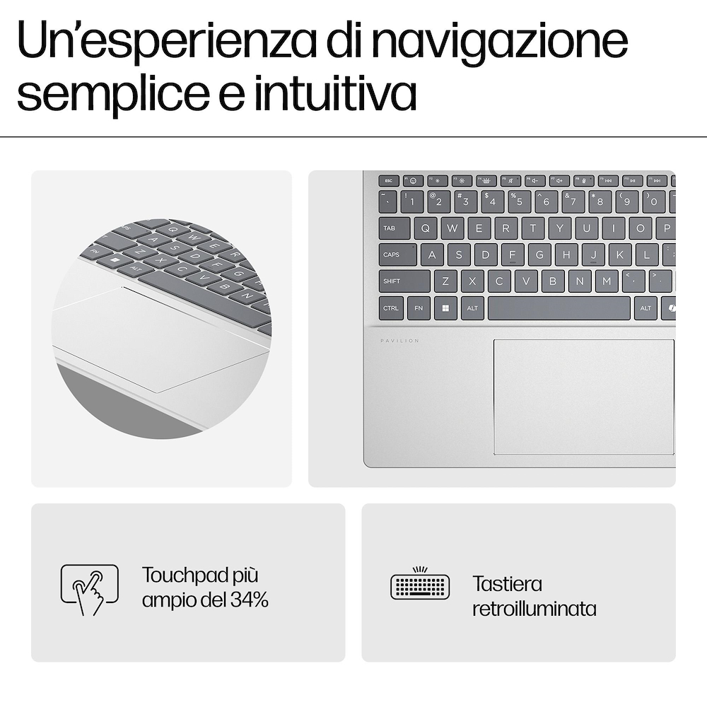 HP 16AF0013NLPAVILION - Notebook  Pavilion 16" Ultra 7