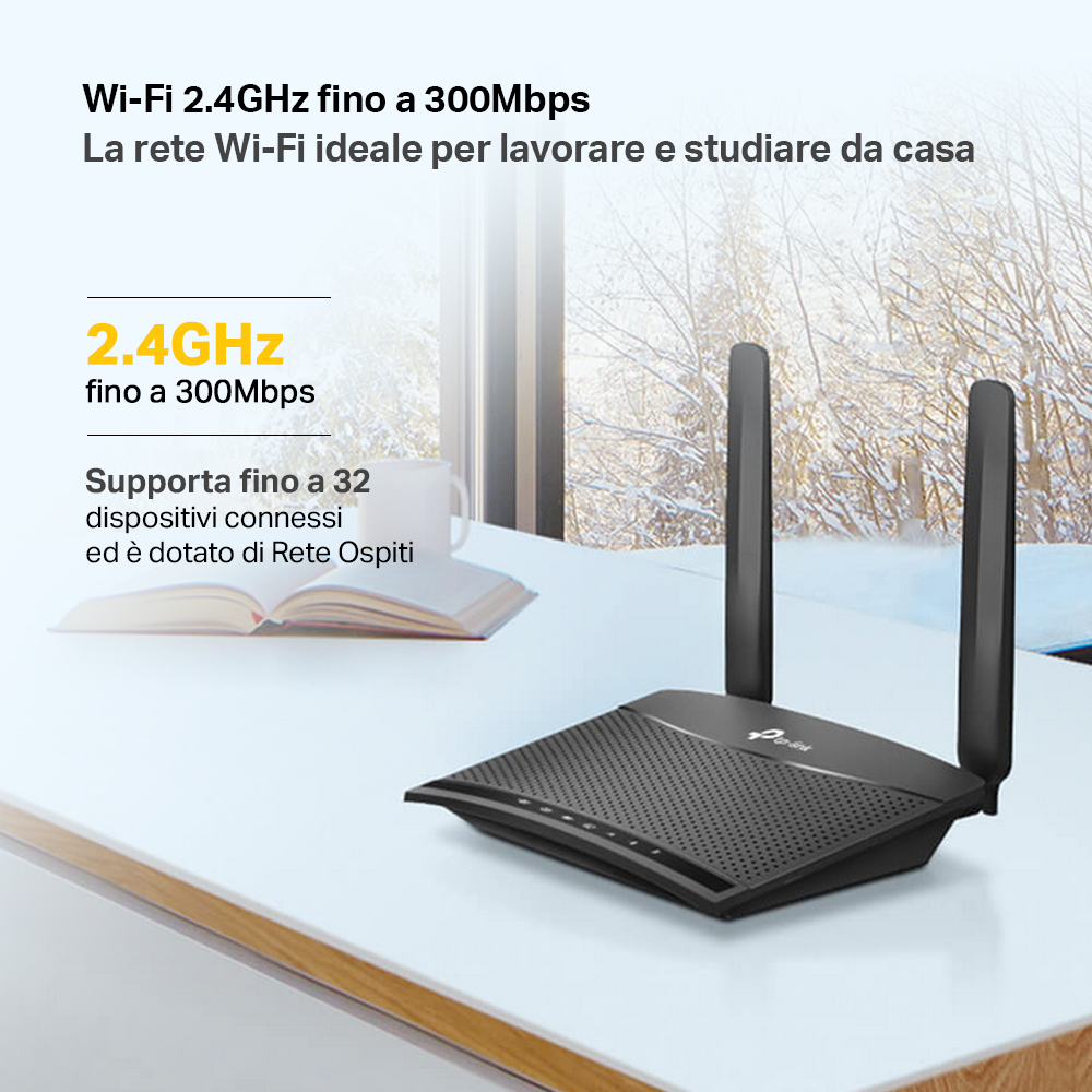 TP-LINK TLMR100 - Router 4G  fino a 150MBPS