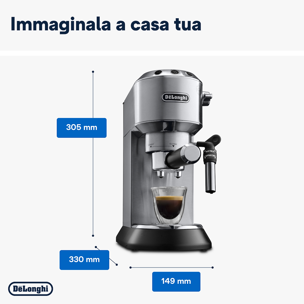 DE LONGHI EC685M - Espressomaschine DEDICA EC685.M