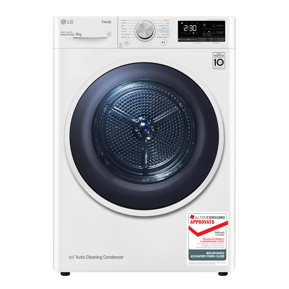 LG RH80V9AVHN - Asciugatrice 8kg Wi-Fi LG RH80V9AVHN - Asciugatrice 8kg Wi-Fi