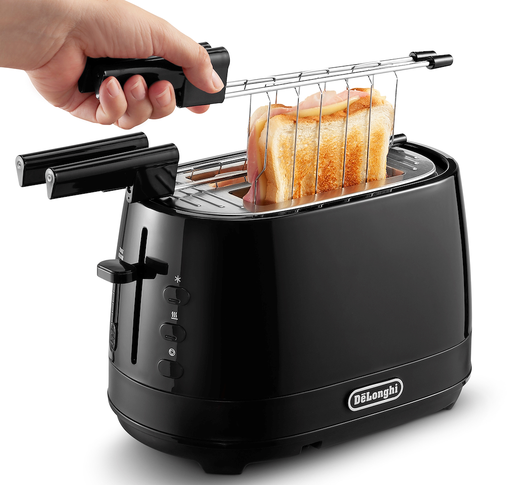 DE LONGHI CTLAP2203BK - De'Longhi 2-Scheiben-Toaster DE LONGHI CTLAP2203BK - De'Longhi 2-Scheiben-Toaster