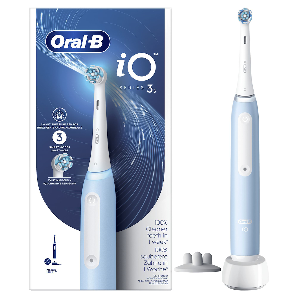 ORAL-B IO3SLIGHTBLUE - Oral-B iO Series 3 Elektrische Zahnbürste Hellblau