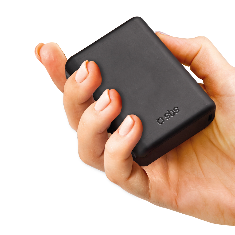 SBS TTBB10000MINIK - Power Bank 10000mAh con 3 porte USB