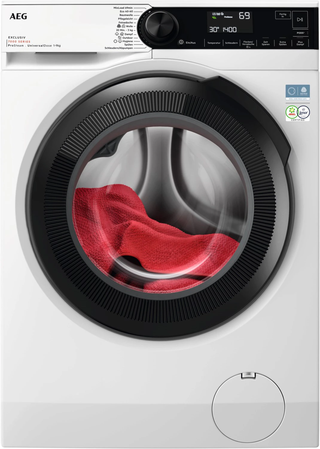 AEG LR7EG70499 - 7000 ProSteam Lavatrice Carica Frontale 9kg