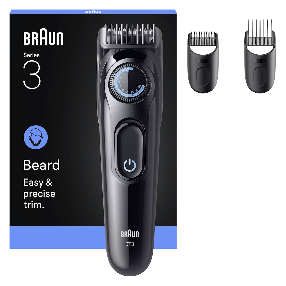 BRAUN BT3520 - Regolabarba Braun Serie 3 con Lama Affilata
