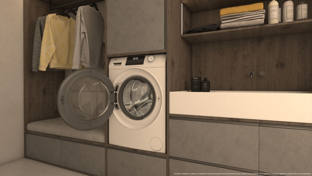 HAIER HW80BP14929AS - Lavatrice  8 kg 1400 giri Bianco