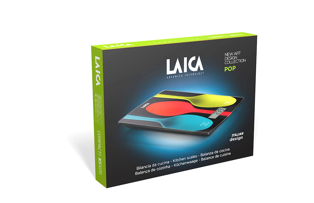 LAICA KS1035 - KS1035 0617734 BIL.CUCINA 5KG/1GR VETRO TEMP. COLORATO