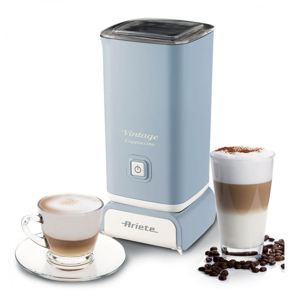 ARIETE 2878AZZURROVINTAGE - Montante latte multifunzione 500W 140ML