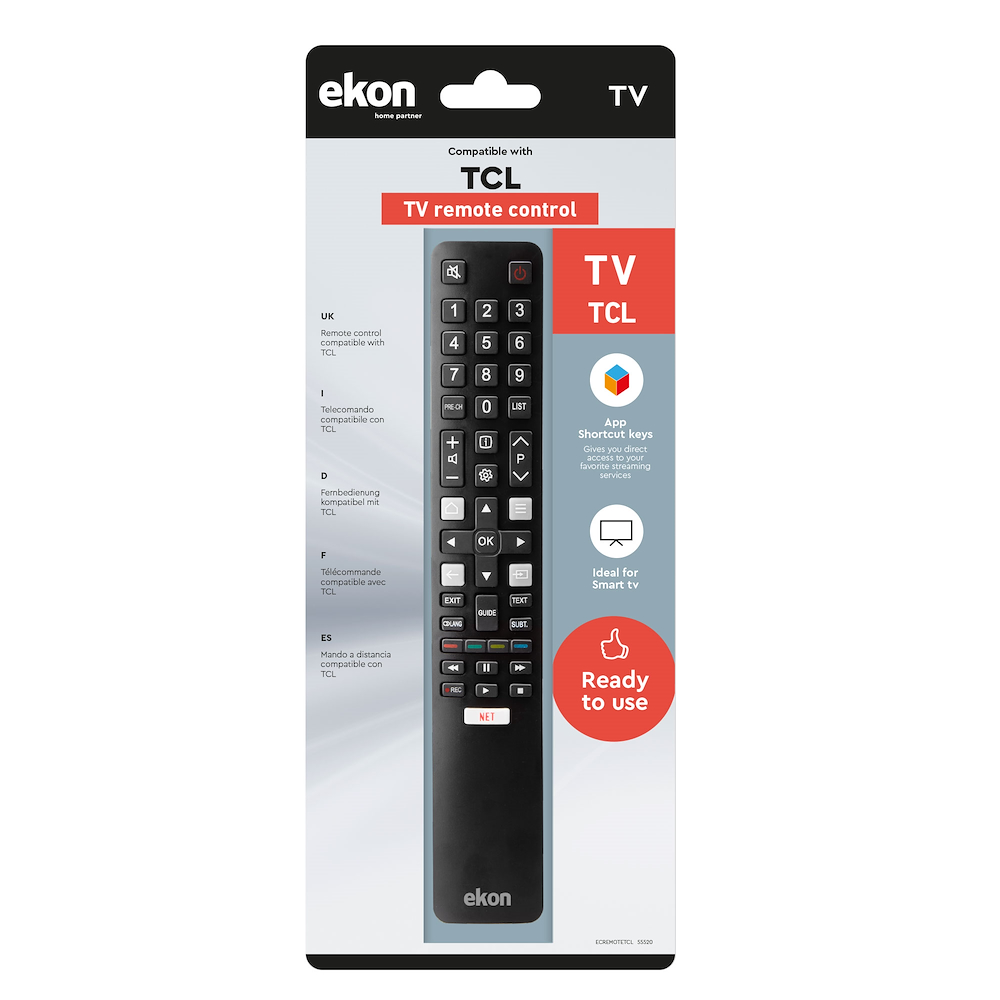 EKON ECREMOTETCL - Telecomando Universale per TV TCL