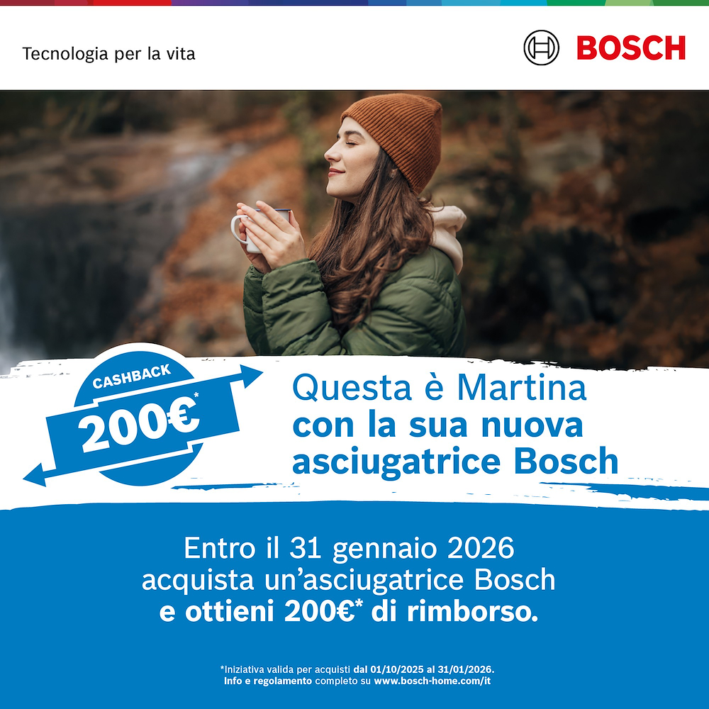 BOSCH WRB247C0IT - Wärmepumpentrockner 9kg in Weiß