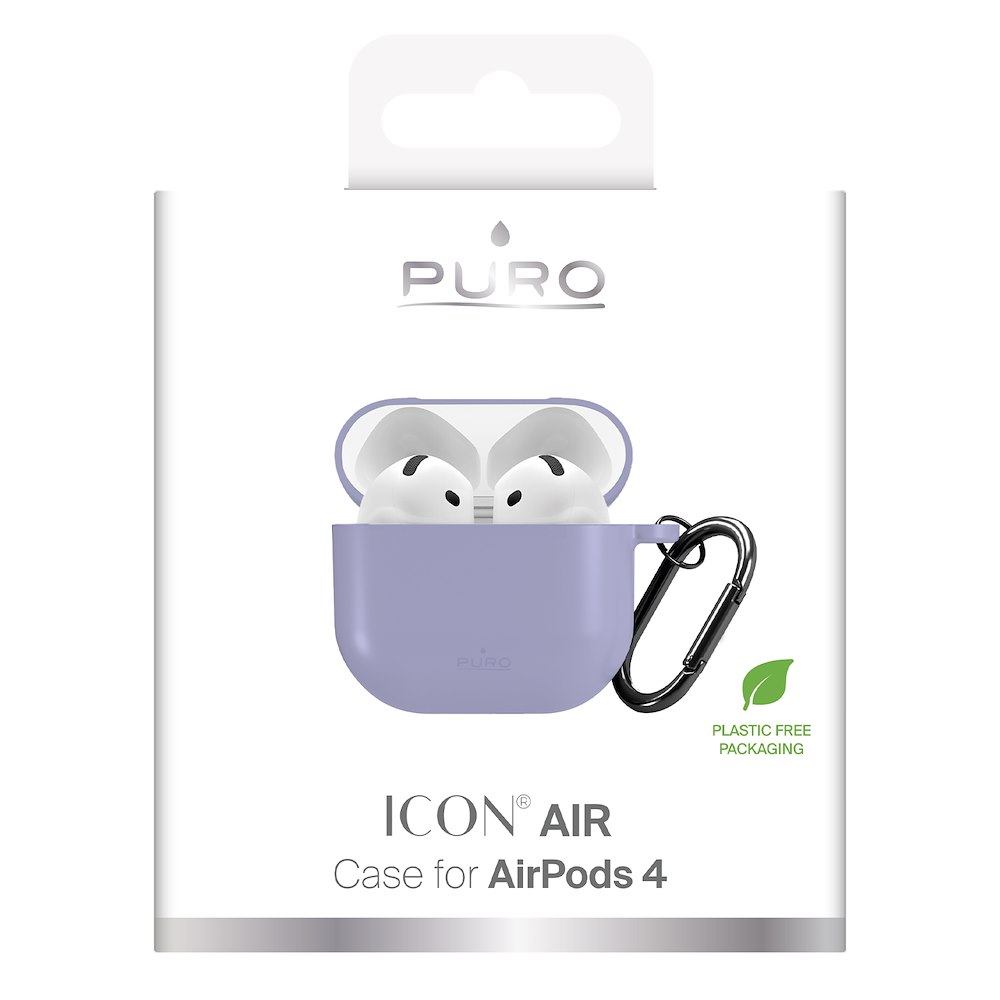PURO PUAPC4ICONPINK17 - Cover Icon Rosa per AirPods 4