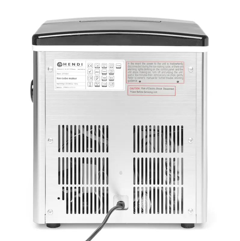 HENDI 271551 - Macchina per cubetti di ghiaccio Hendi Kitchen Line 15