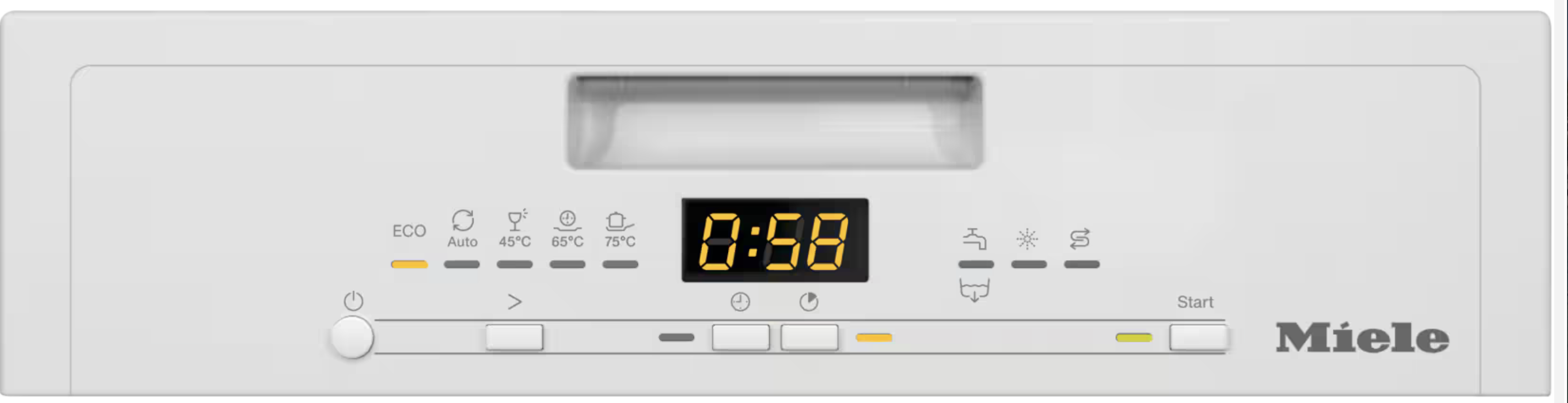 Miele G5540SCISLBW - Lavastoviglie semi-integrata 45 cm