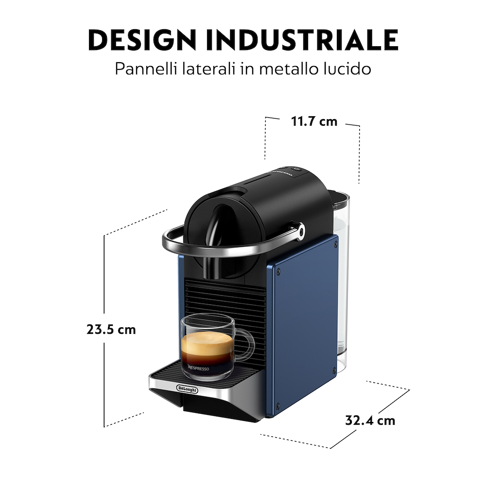 DE LONGHI EN127BL - Macchina da caffè Nespresso Pixie