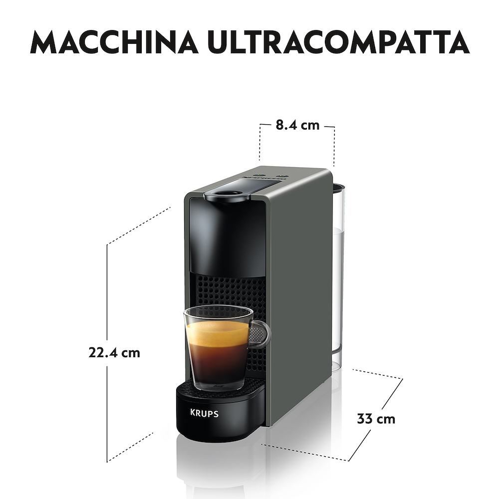 KRUPS XN110BK - Macchina Caffè Nespresso Essenza Mini
