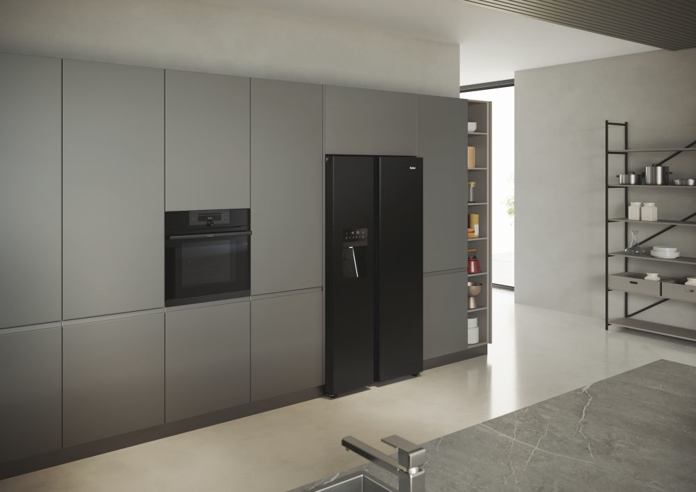 HAIER 34005237 - Side-by-side Kühlschrank 511L Schwarz