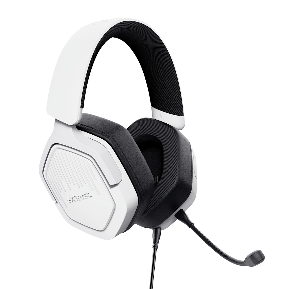 TRUST 25448 - Cuffie Gaming Trust GXT 489 Carus Bianco