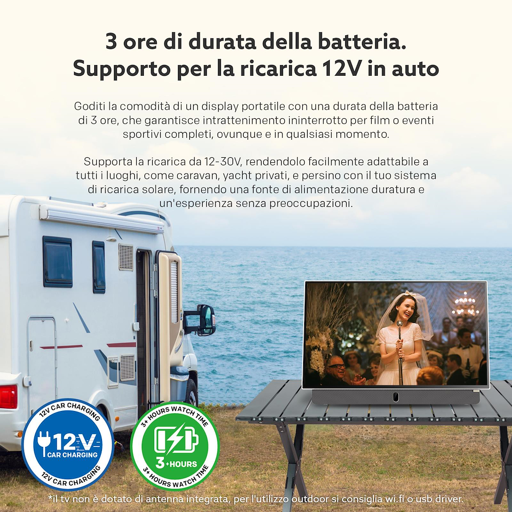 METZ 24MPE7000Z - Tragbarer Google TV LED 24"