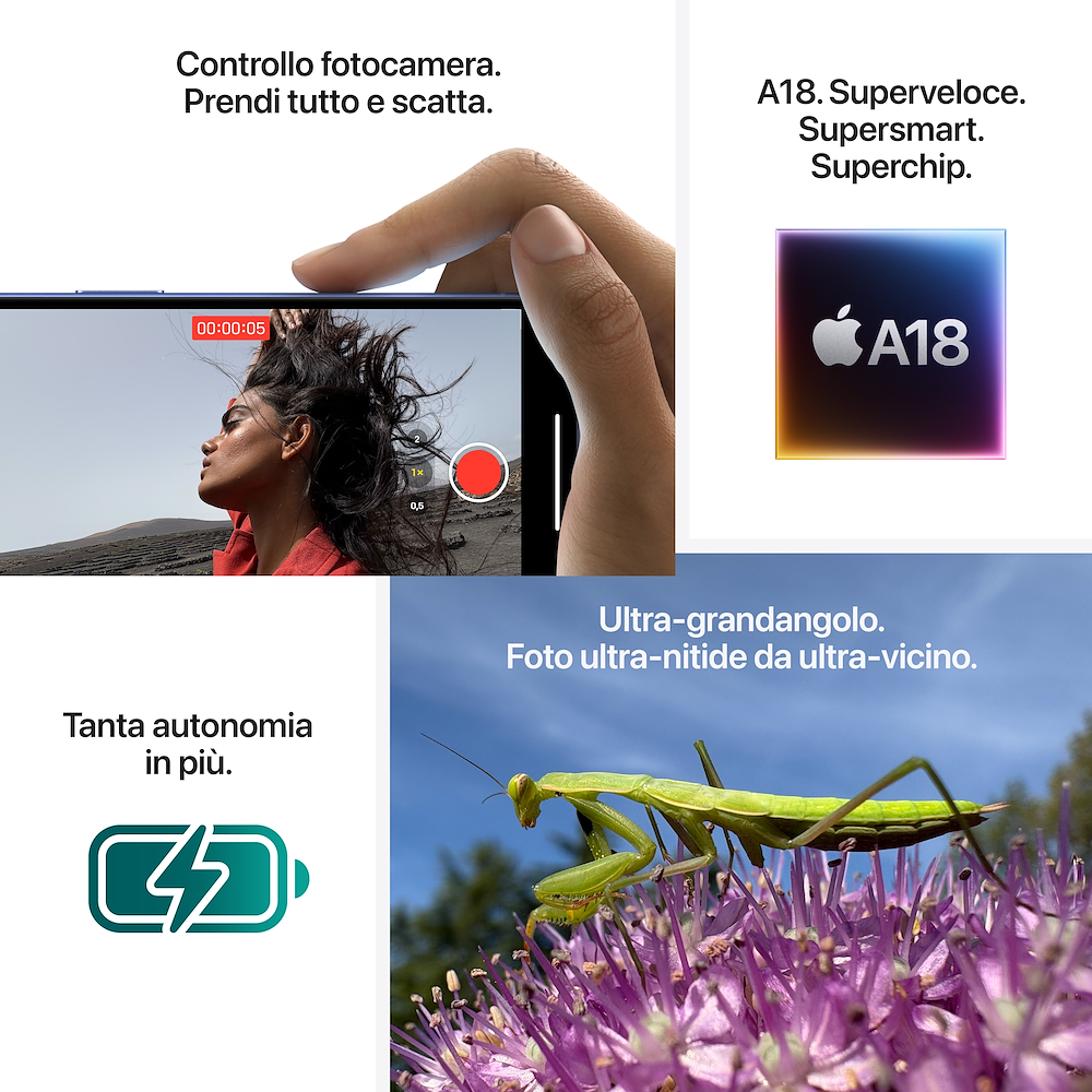 APPLE MYE93QLA - Apple iPhone 16 128GB Weiß