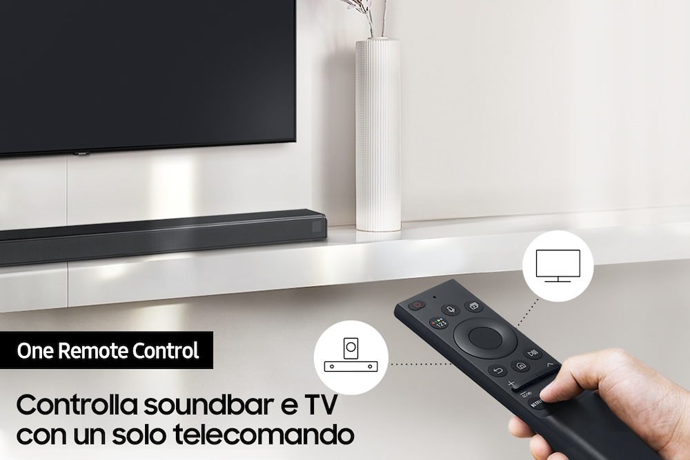 SAMSUNG HWA450ZF - Samsung HW-A450 Soundbar 2.1 canali con subwoofer